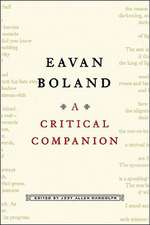 Eavan Boland – A Critical Companion