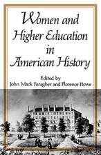 Women and Higher Education in American History