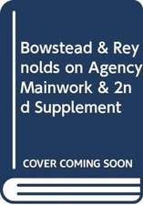 Bowstead & Reynolds on Agency