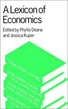 A Lexicon of Economics