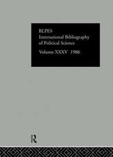 IBSS: Political Science: 1986 Volume 35