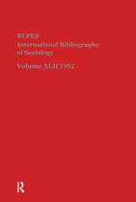 IBSS: Sociology: 1992 Vol 42