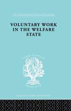 Voluntary Work in the Welfare State