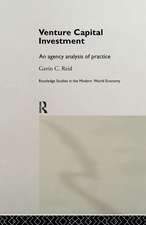 Venture Capital Investment: An Agency Analysis of UK Practice