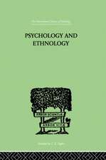 Psychology and Ethnology