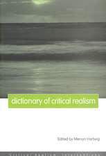 Dictionary of Critical Realism