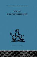 Focal Psychotherapy: An example of applied psychoanalysis