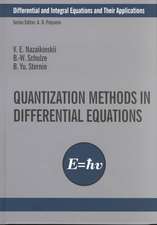 Quantization Methods in the Theory of Differential Equations