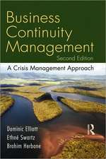 Business Continuity Management: A Crisis Management Approach