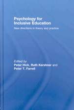 Psychology for Inclusive Education: New Directions in Theory and Practice