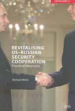 Revitalising US-Russian Security Cooperation: Practical Measures