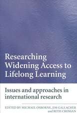 Researching Widening Access to Lifelong Learning: Issues and Approaches in International Research