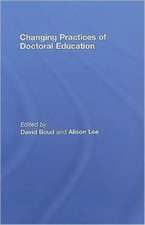 Changing Practices of Doctoral Education