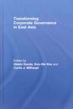 Transforming Corporate Governance in East Asia