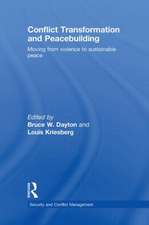 Conflict Transformation and Peacebuilding: Moving From Violence to Sustainable Peace