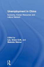 Unemployment in China: Economy, Human Resources and Labour Markets