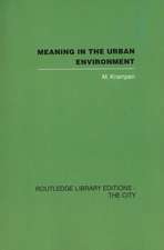 Meaning in the Urban Environment