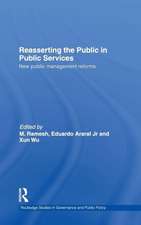 Reasserting the Public in Public Services: New Public Management Reforms