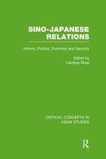 Sino-Japanese Relations: History, Politics, Economy, Security