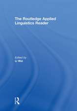 The Routledge Applied Linguistics Reader