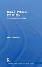 German Political Philosophy: The Metaphysics of Law