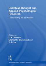 Buddhist Thought and Applied Psychological Research: Transcending the Boundaries