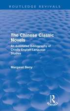 The Chinese Classic Novels (Routledge Revivals)