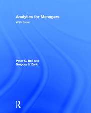 Analytics for Managers: With Excel