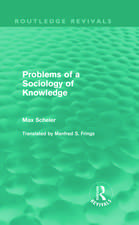 Problems of a Sociology of Knowledge (Routledge Revivals)