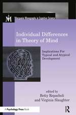 Individual Differences in Theory of Mind: Implications for Typical and Atypical Development