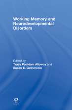 Working Memory and Neurodevelopmental Disorders