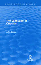 The Language of Criticism (Routledge Revivals)