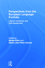 Perspectives from the European Language Portfolio: Learner autonomy and self-assessment