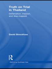 Truth on Trial in Thailand: Defamation, Treason, and Lèse-Majesté