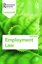 Employment Lawcards 2012-2013