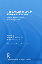 The Analysis of Linear Economic Systems