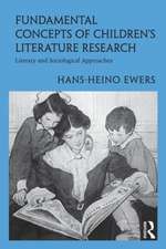 Fundamental Concepts of Children's Literature Research: Literary and Sociological Approaches