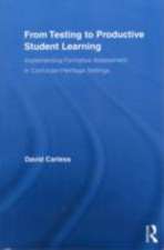 From Testing to Productive Student Learning: Implementing Formative Assessment in Confucian-Heritage Settings