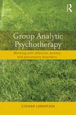 Group Analytic Psychotherapy: Working with affective, anxiety and personality disorders