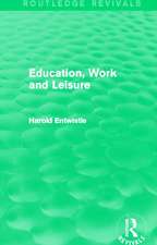 Education, Work and Leisure (Routledge Revivals)