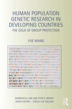 Human Population Genetic Research in Developing Countries: The Issue of Group Protection