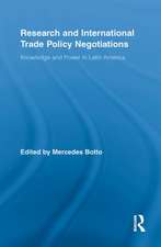 Research and International Trade Policy Negotiations: Knowledge and Power in Latin America