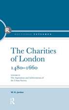 The Charities of London, 1480 - 1660