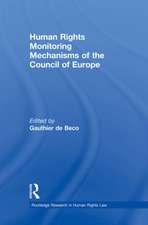 Human Rights Monitoring Mechanisms of the Council of Europe