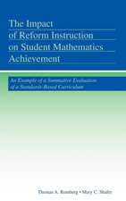 The Impact of Reform Instruction on Student Mathematics Achievement