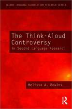 The Think-Aloud Controversy in Second Language Research