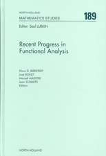 Recent Progress in Functional Analysis