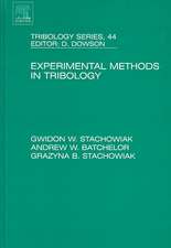 Experimental Methods in Tribology