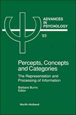 Percepts, Concepts and Categories: The Representation and Processing of Information