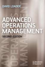 Advanced Operations Management 2e